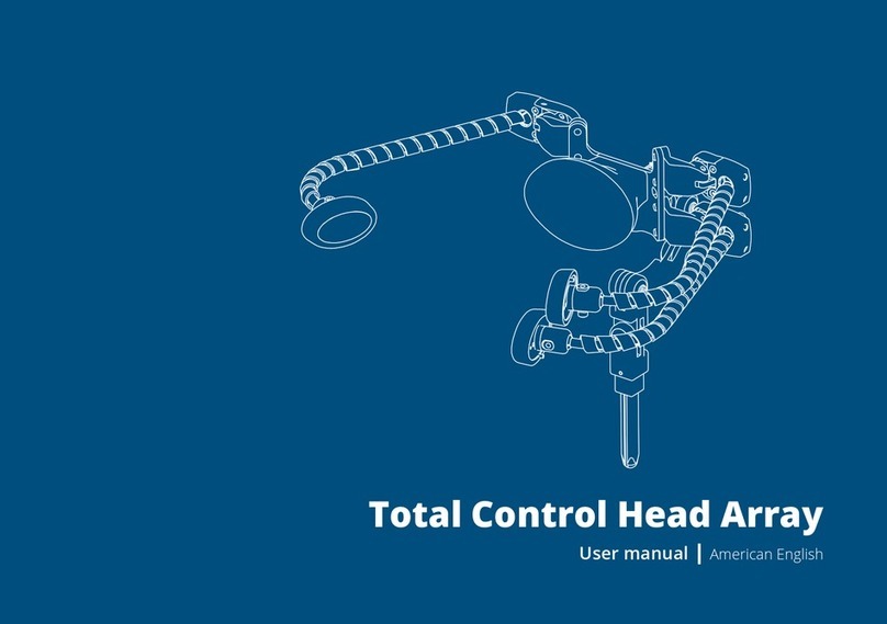 Permobil Total Control Head Array Bedienungsanleitung