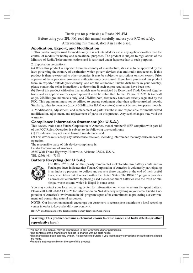 FUTABA 2PL-FM Bedienungsanleitung