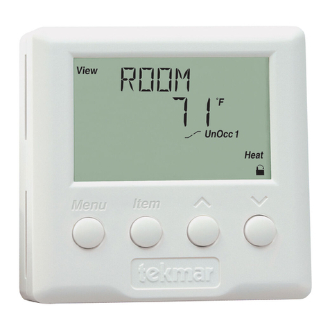 Tekmar 062 Bedienungsanleitung