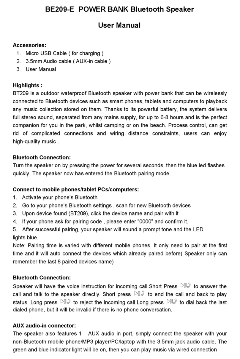 Weiking BE209-E Bedienungsanleitung