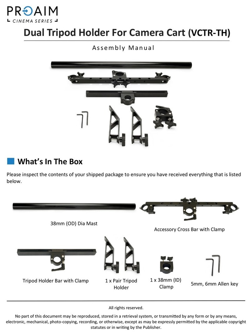 PROAIM CINEMA VCTR-TH Bedienungsanleitung PROAIM CINEMA VCTR-TH Bedienungsanleitung