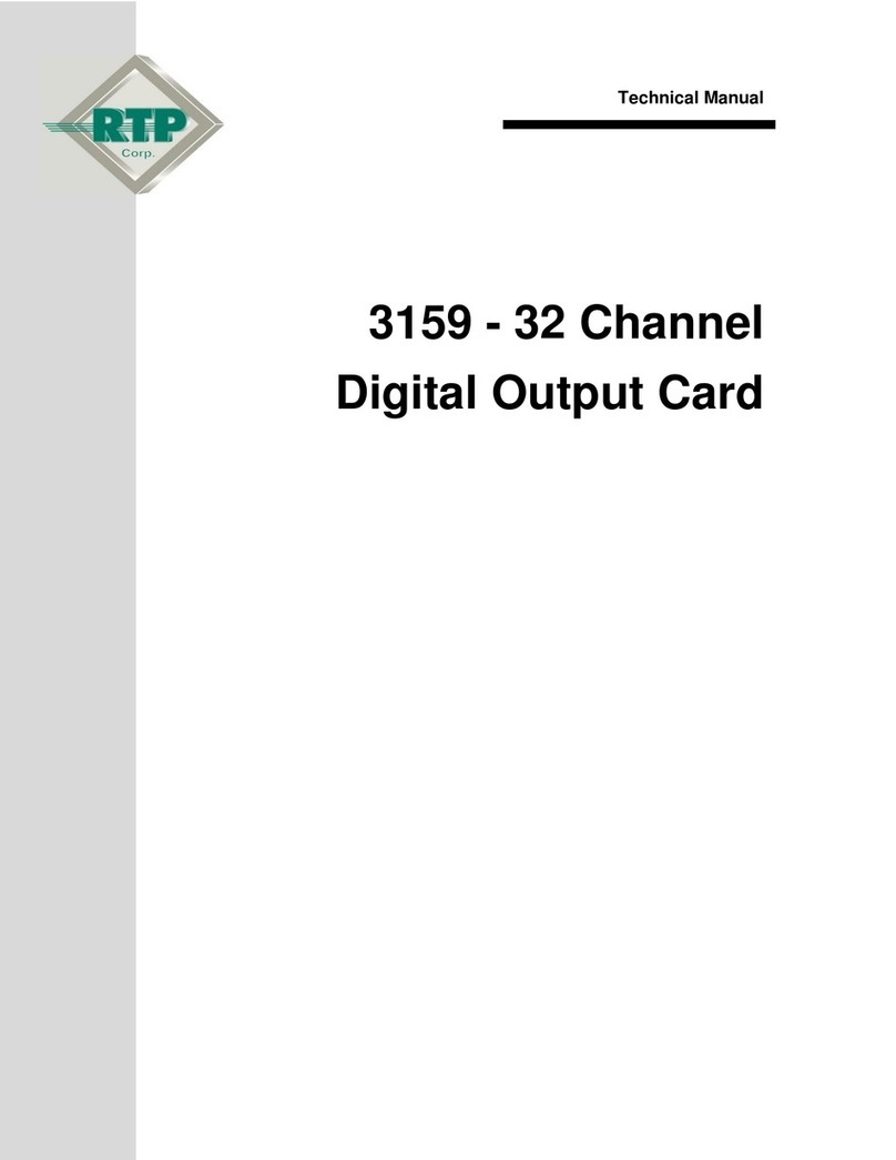 RTP 3159 Bedienungsanleitung