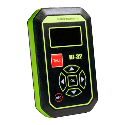 MOBILE INTERCOM RI-32 Bedienungsanleitung
