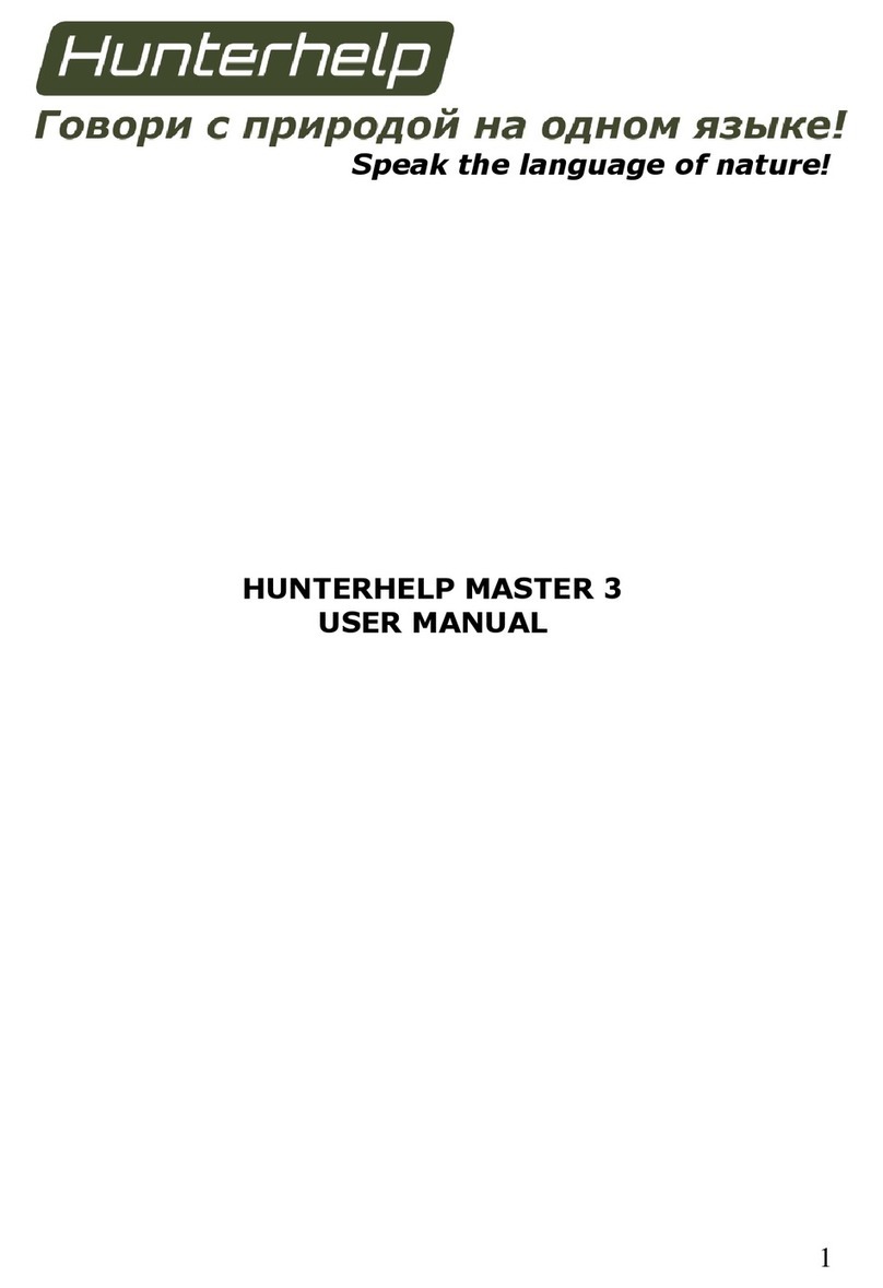 Hunterhelp MASTER 3 Bedienungsanleitung