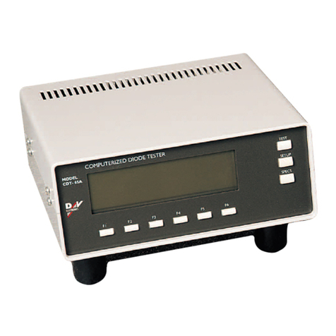 D&V Electronics CDT-65A Bedienungsanleitung