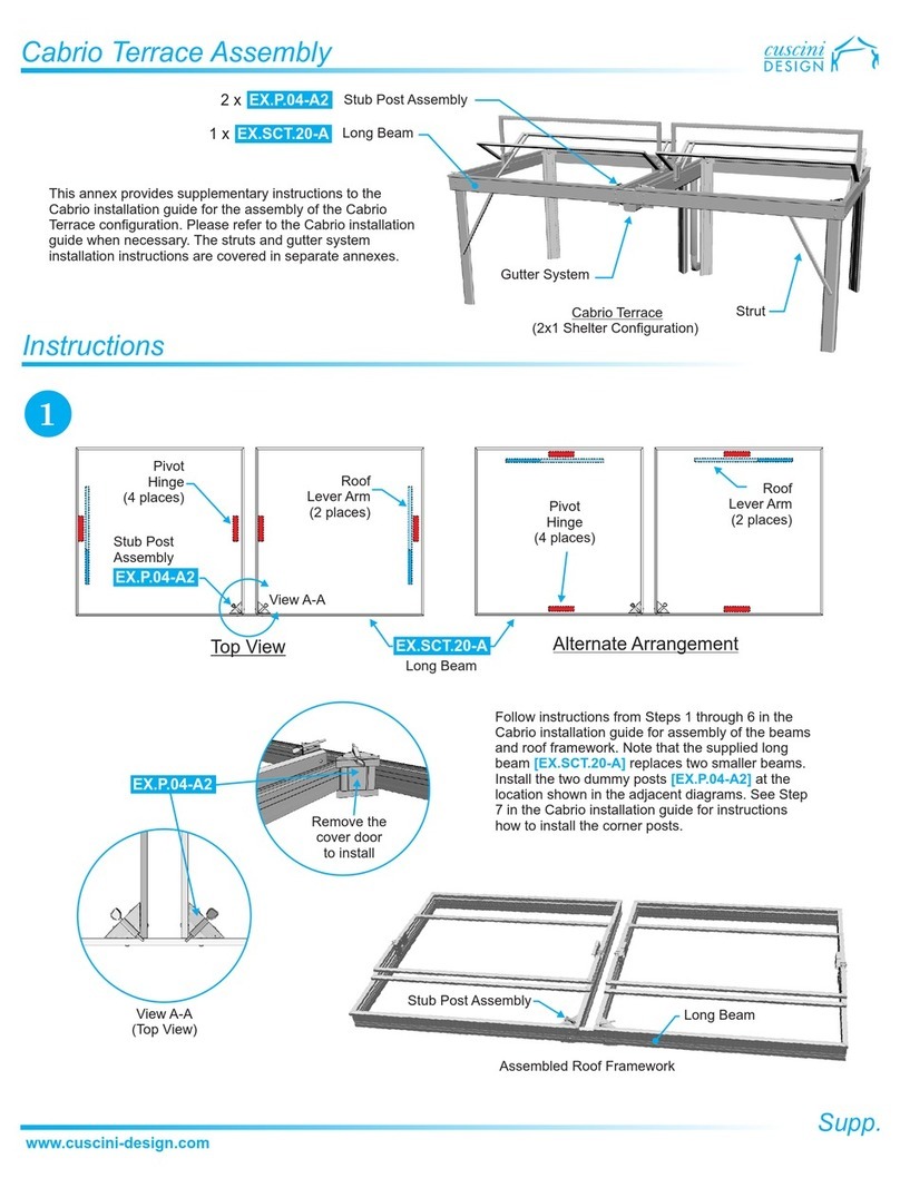 Cuscini Design Cabrio Bedienungsanleitung