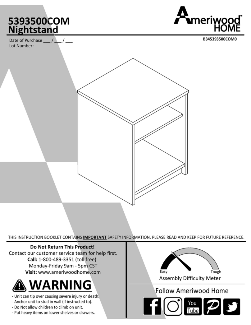 Ameriwood HOME 5393500COM Bedienungsanleitung