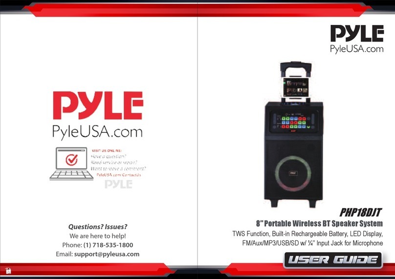 Pyle PHP18DJT Bedienungsanleitung Pyle PHP18DJT Bedienungsanleitung