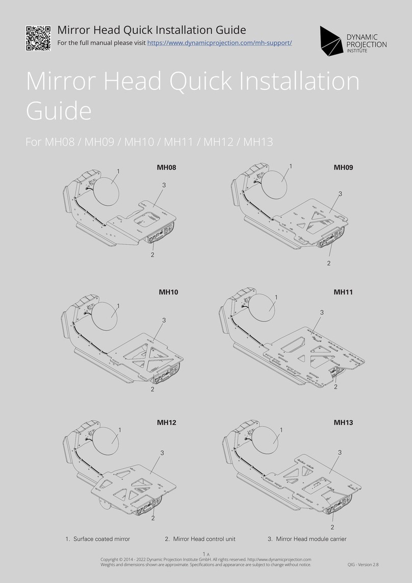 Dynamic Projection MH08 Bedienungsanleitung