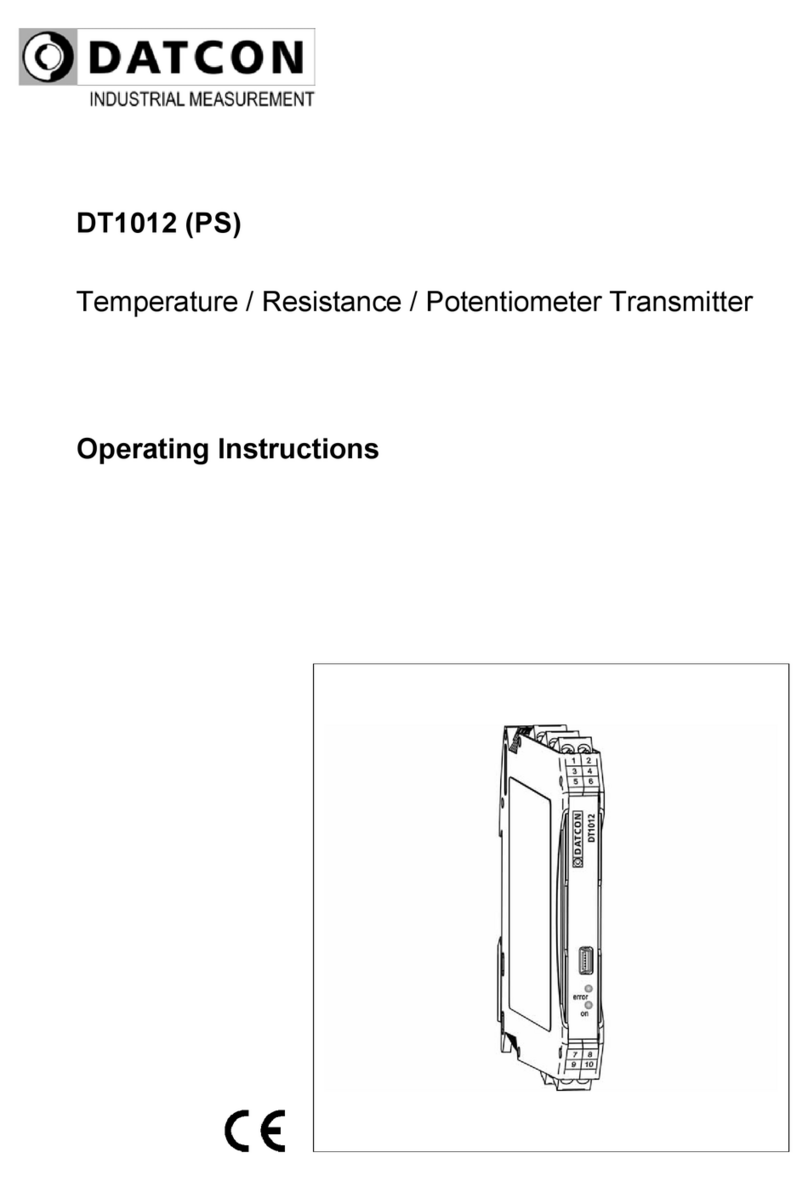 Datcon DT1012 Bedienungsanleitung Datcon DT1012 Bedienungsanleitung