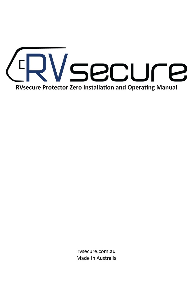 RVsecure Protector Zero Bedienungsanleitung