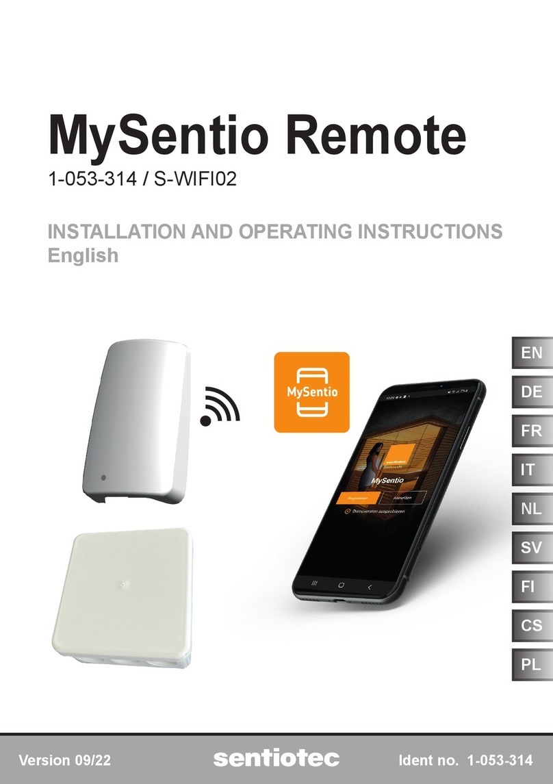 Sentiotec MySentio Remote Bedienungsanleitung