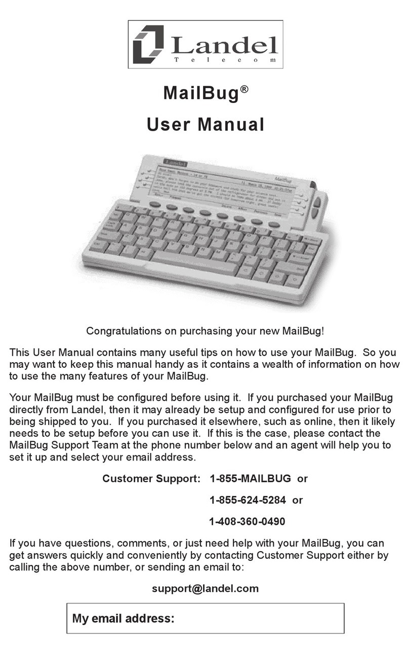 Landel MailBug Bedienungsanleitung