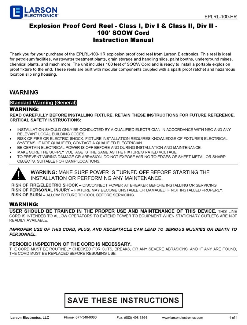 Larson Electronics EPLRL-100-HR Bedienungsanleitung