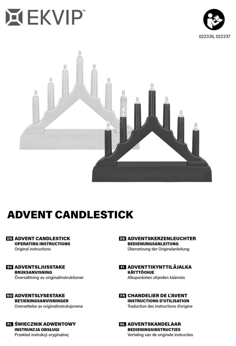 EKVIP ADVENT Bedienungsanleitung