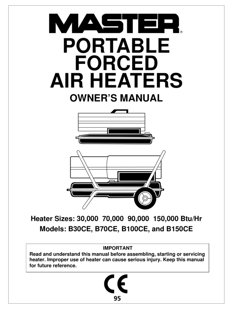 Master B30CE Bedienungsanleitung