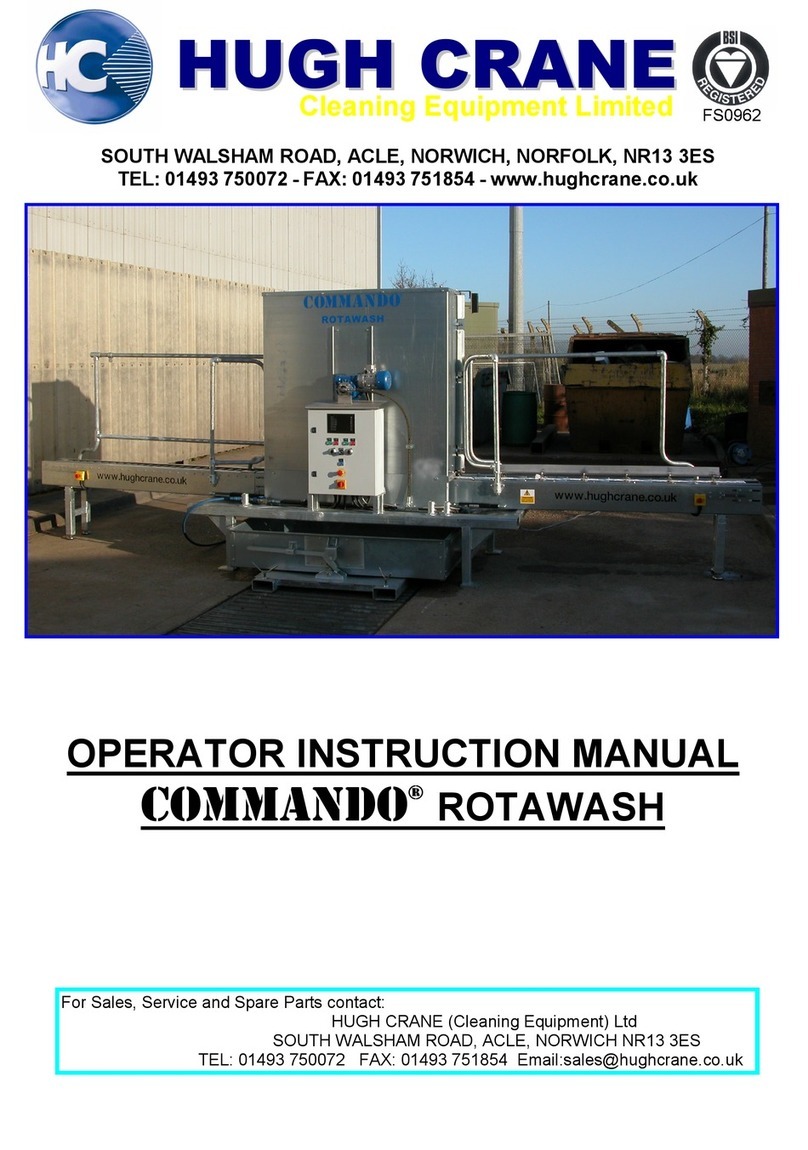 Hugh Crane COMMANDO ROTAWASH Montageanleitung