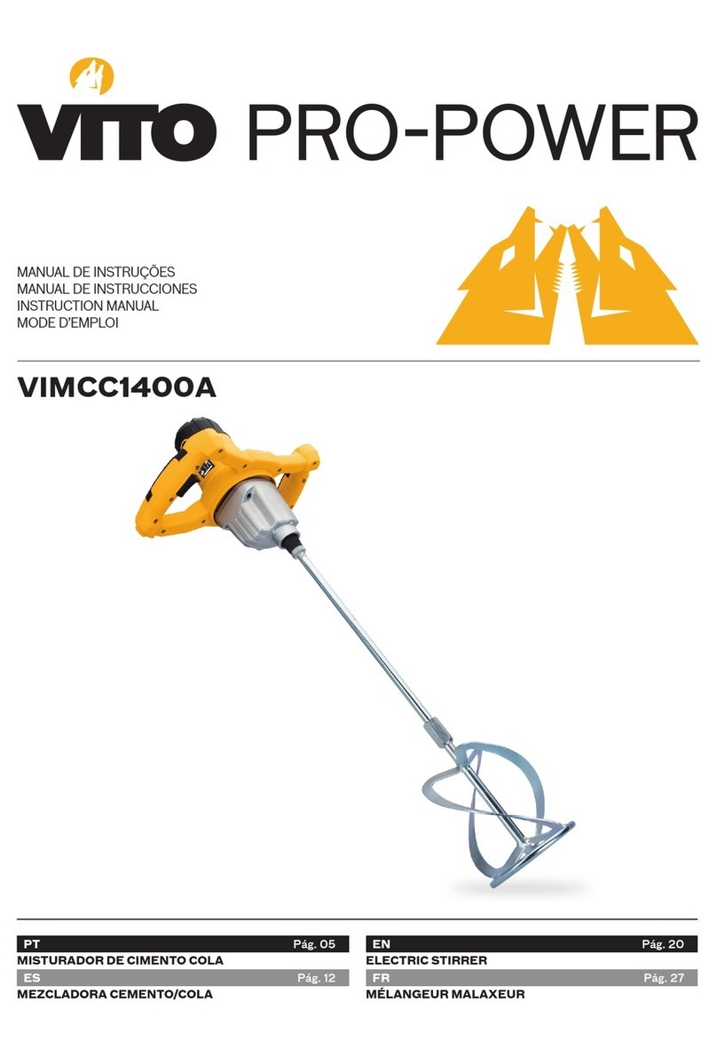 VITO PRO-POWER VIMCC1400A Bedienungsanleitung