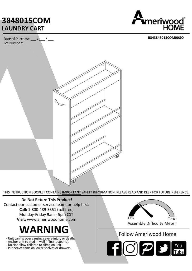 Ameriwood HOME 3848015COM Bedienungsanleitung