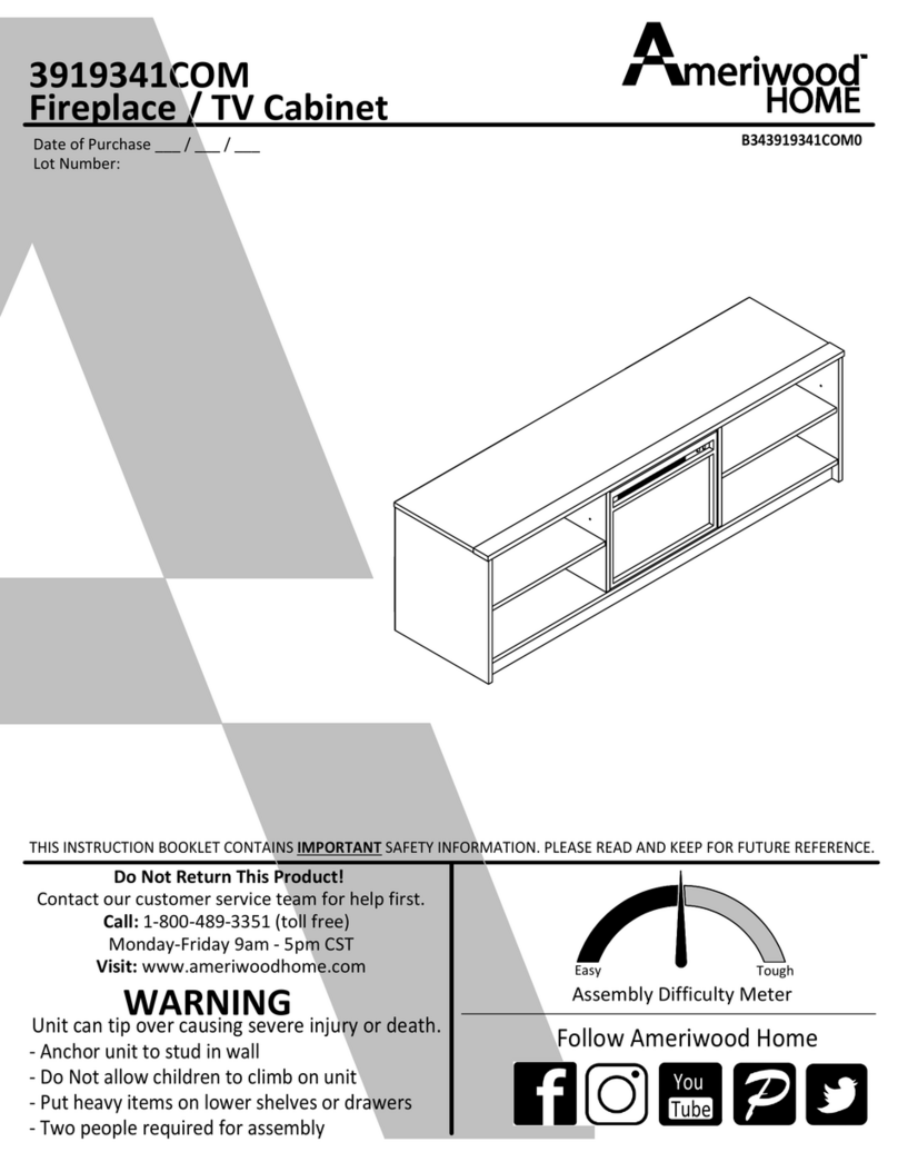 Ameriwood HOME 3919341COM Bedienungsanleitung