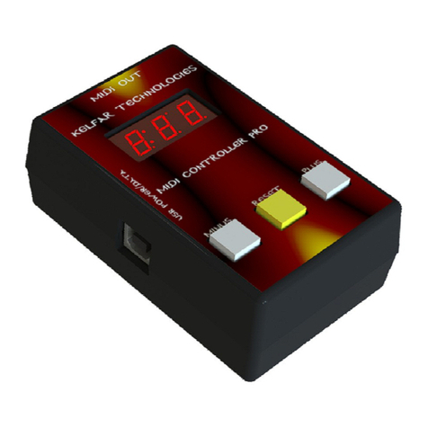 Kelfar Technologies MIDI Controller Pro Kurzanleitung