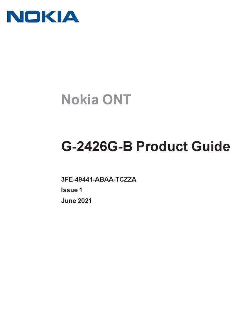 Nokia ONT Bedienungsanleitung