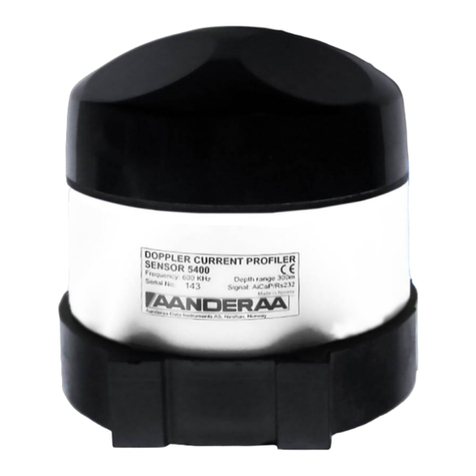 Aanderaa DCPS 5400 Bedienungsanleitung