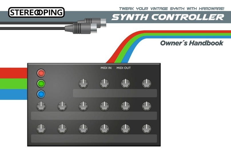 Stereoping Synth Controller Benutzerhandbuch