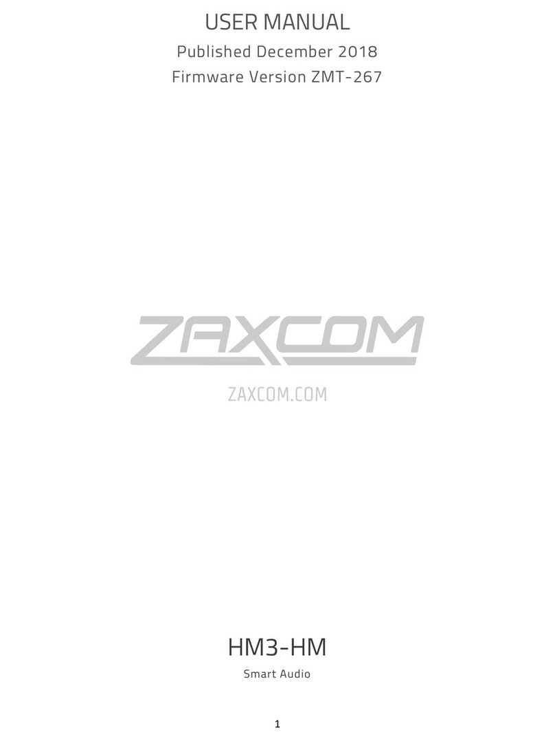 Zaxcom HM3-HM Bedienungsanleitung