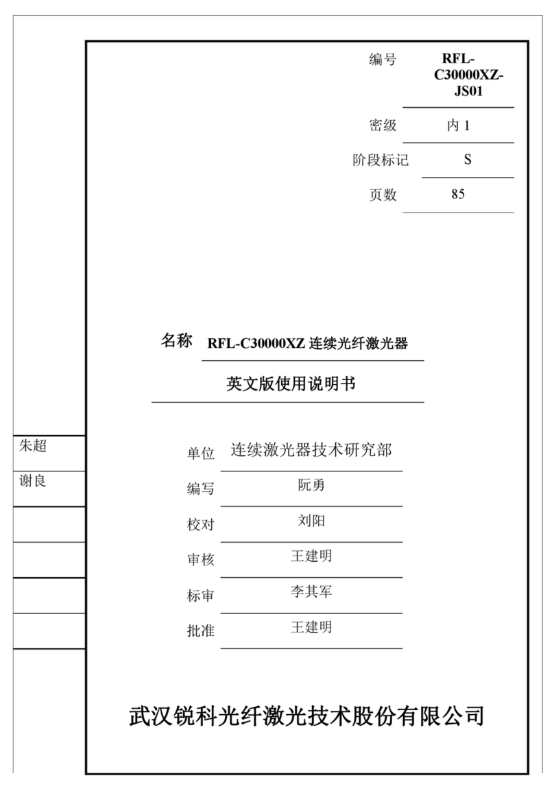Raycus RFL-C30000XZ Bedienungsanleitung