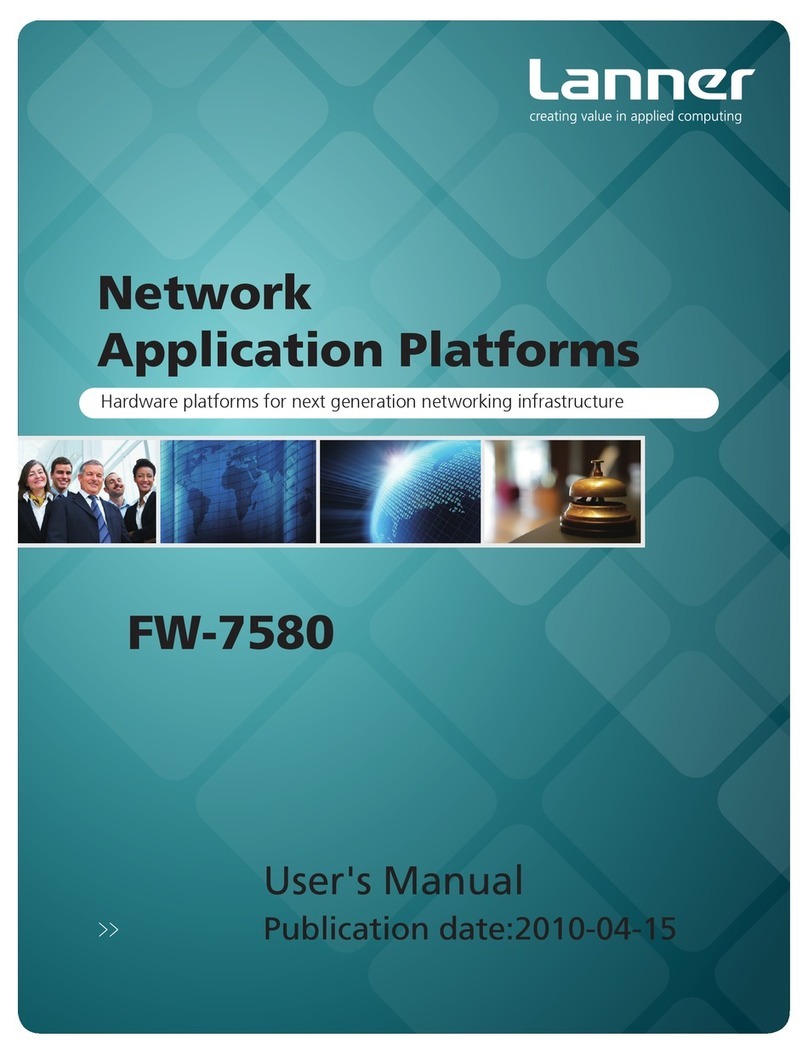 Lanner FW-7580 Bedienungsanleitung