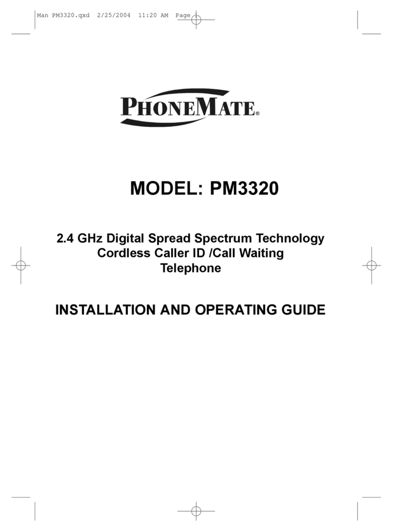 PhoneMate PM3320 Installationsanleitung
