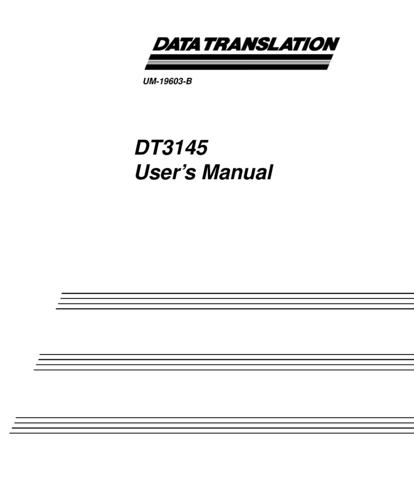 Data Translation DT3145 Bedienungsanleitung