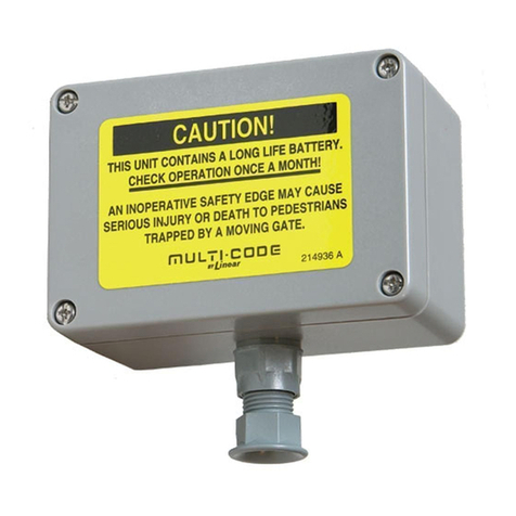 Linear Multi-Code 3022 Bedienungsanleitung