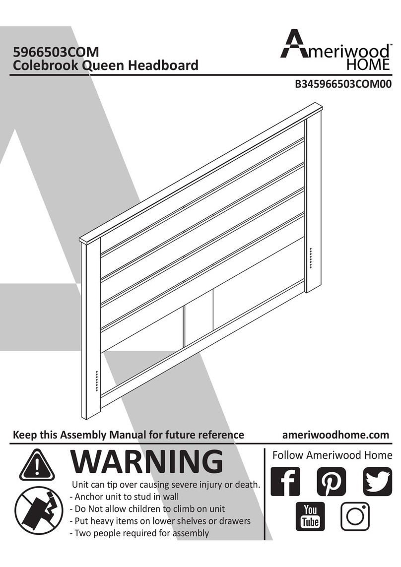 Ameriwood HOME Colebrook 5966503COM Bedienungsanleitung