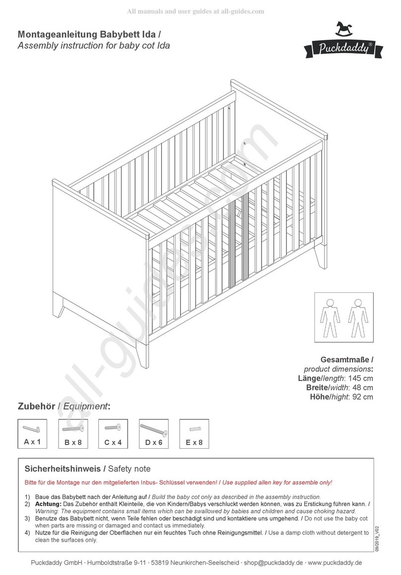 Puckdaddy Ida Bedienungsanleitung Puckdaddy Ida Bedienungsanleitung