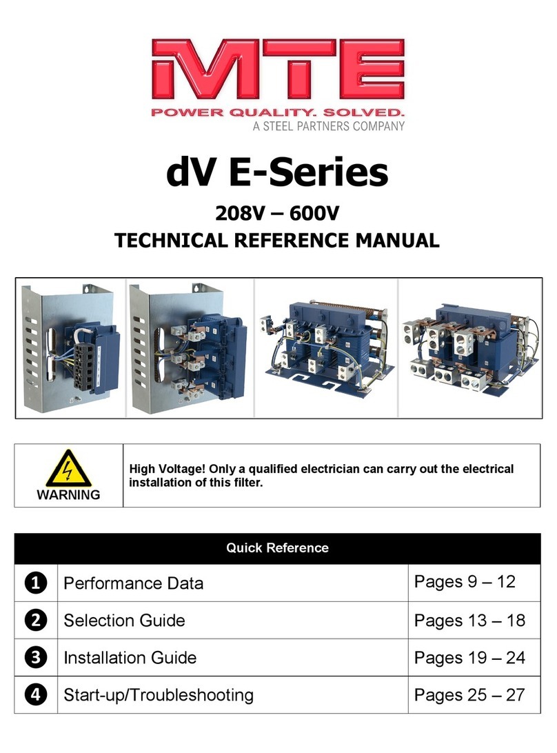 MTE dV E Series Produkthandbuch