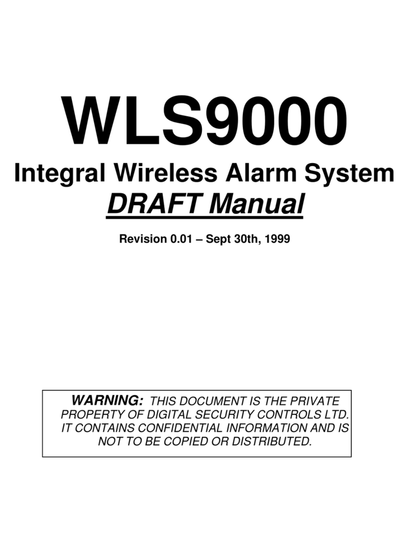 Digital Security Controls WLS9000 Bedienungsanleitung