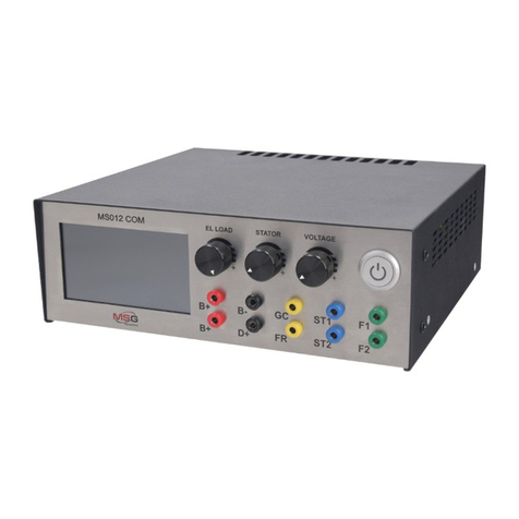 MSG MS012 COM Bedienungsanleitung