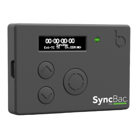 timecode systems SyncBac PRO Bedienungsanleitung