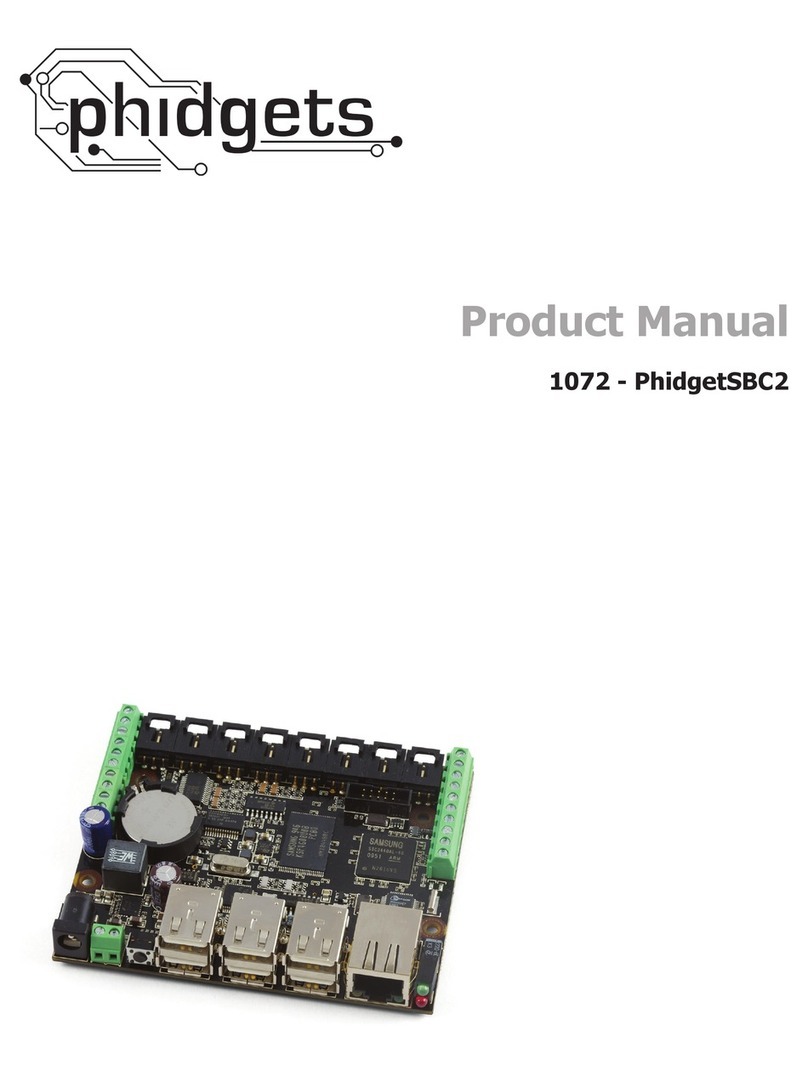 Phidgets SBC2 Bedienungsanleitung