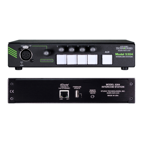 Studio Technologies 5304 Bedienungsanleitung