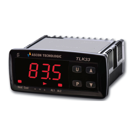 Ascon tecnologic TLK 33 Bedienungsanleitung Ascon tecnologic TLK 33 Bedienungsanleitung