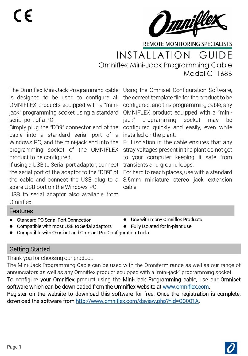 Omniflex C1168B Bedienungsanleitung