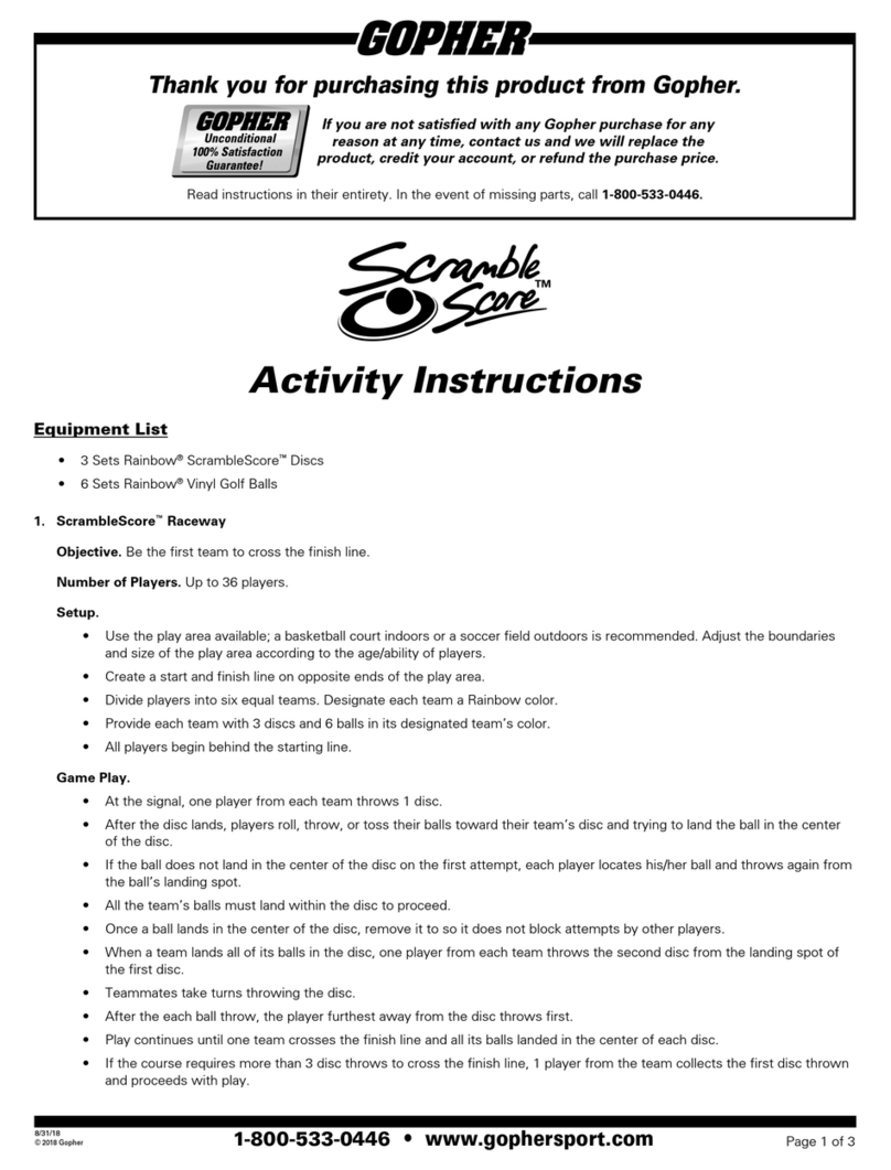 Gopher Rainbow ScrambleScore Bedienungsanleitung