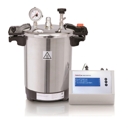 CertoClav MultiControl Bedienungsanleitung