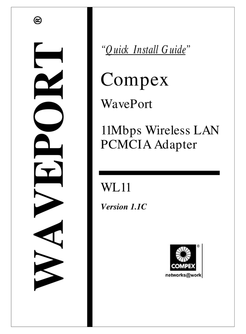 Compex WAVEPORT WL11 Bedienungsanleitung