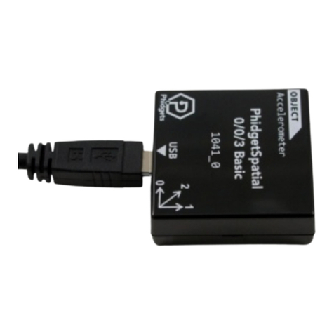 Phidgets PhidgetSpatial 0/0/3 Basic Bedienungsanleitung