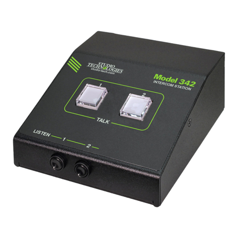 Studio Technologies 342 Bedienungsanleitung