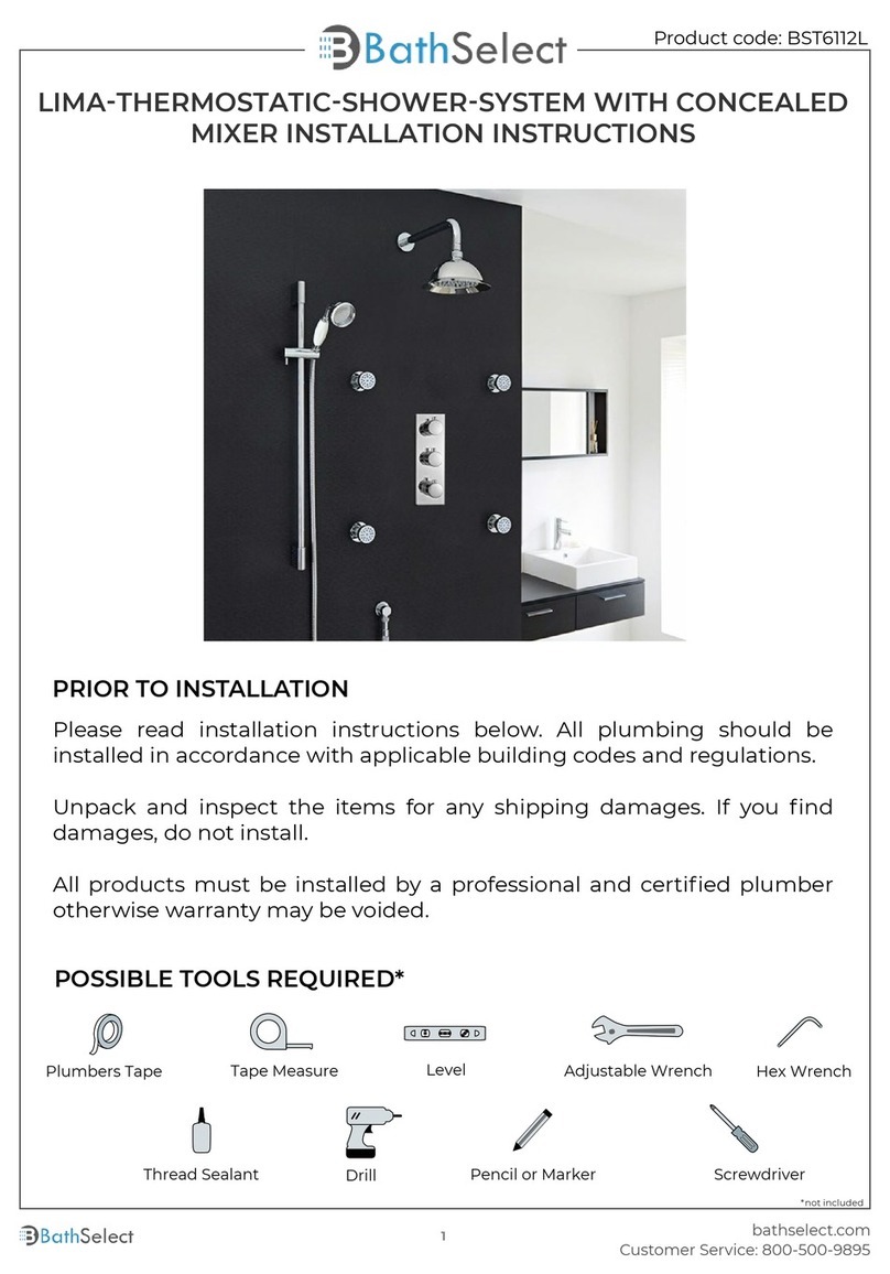BATHSELECT BST6112L Bedienungsanleitung